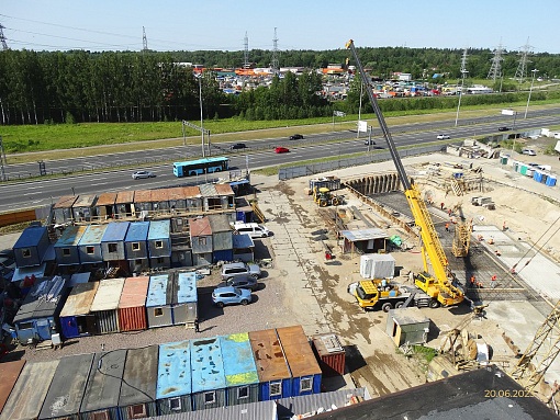 БФА в Озерках, строительный городок